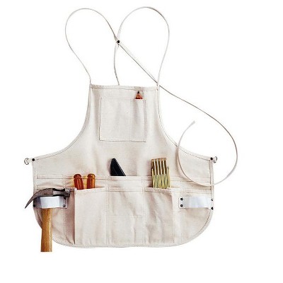 CLC Heavy Duty 12 pocket Canvas Tool Apron White 1 pk