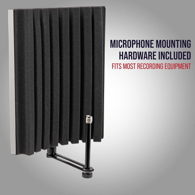 LyxPro Sound Absorbing Portable Microphone Isolation Shield Panel, 3 of 11