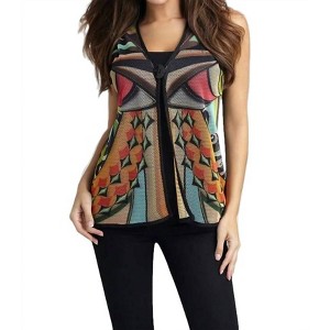 Women's Southwest Long Vest - ANGEL - 1 of 2