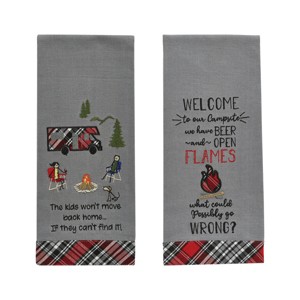 Park Designs Kids Move Open Flame Dishtowel Bundle - 1 of 3