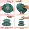Unique Bargains Circular 3-Layer Dessert Cupcake Stand with Layered Serving Tray for Pastries Donuts and Fruits - 4 of 4