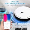 Robot Vacuum Cleaner with 1800Pa Suction Power for Efficient Cleaning, WiFi Connected, 600mL Dust Bin - 3 of 4