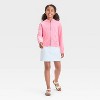 Girls' Hearts French Terry Zip-Up Hoodie - Cat & Jack™ - 3 of 3