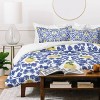 Deny Designs 3pc Full/Queen Britt Mills Design Coastal Chinoiserie Duvet and Sham Set - 3 of 4
