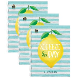 Teacher Created Resources Lemon Zest Record Book, Pack of 3 - 1 of 2