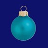 Northlight Matte Finish Glass Christmas Ball Ornament - 7" (180mm) - Teal Blue - 3 of 4