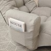 Adjustable head and waist, game chair, lounge chair in the living room, 360 degree rotatable sofa chair - 3 of 4