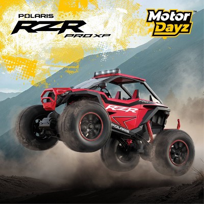 Motor Dayz Polaris RZR PRO XP Red Remote Control Car LED Lights 1
