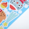 Unique Bargains Window Films Cartoon Christmas Window Decals 6 Piece Polyvinyl Chloride Colorful 7.9"x11.8" 1 Set - 4 of 4
