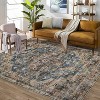 Area Rugs for Living Room Bedroom Non Slip Machine Washable Soft Vintage Rugs Low Pile Large Rug for Dining Room Office Nursery Carpets Home Decor - 3 of 4