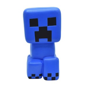 Just Toys Minecraft Blue Creeper 6 Inch Mega Squishme Toy - 1 of 4