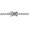 EVERLY JEWELRY | Sterling Silver 5 3/8 CT TGW Created Emerald and Created White Sapphire Bracelet, 7.25 inch - 4 of 4