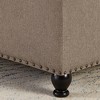 Lyngins Square Linen Storage Ottoman with Wooden Legs, Button-Tufted Ottoman with Storage, Nail Trim, 30" Foot Stool, Coffee Table, Entryway Bench - 4 of 4
