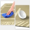 Unique Bargains Abstract Geometric Pattern Waterproof Non-Slip Kitchen Rugs - image 4 of 4