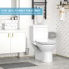 Bidet Toilet Seat, Non-Electric 17" PP Single Lever Spray, Self-Cleaning Nozzles, Hygienic Wash for Women, Easy Install Standard Toilets - 2 of 4
