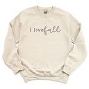 Simply Sage Market Embroidered I Love Fall Sweatshirt - 2 of 4