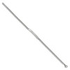 Black Bow Jewelry Women's 4mm Stainless Steel Flat Curb Link I.D. Bracelet, 8.5 Inch - 3 of 4