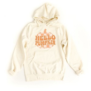 Simply Sage Market Women's Graphic Hoodie Hello Pumpkin Sparkles - 1 of 3