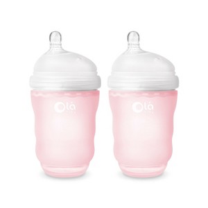 Olababy Gentle Bottle - Rose 8oz (2PK) - 1 of 4