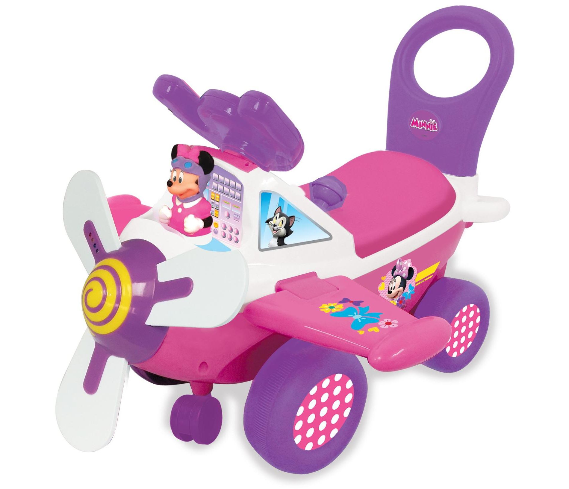 Kiddieland Disney Minnie Mouse Plane Light & Sound Activity Ride-On