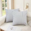 REGALWOVEN Boho Striped Throw Farmhouse Pillow Covers for Couch Sofa Bedroom Home Decor 2 Pcs - 2 of 4
