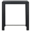 vidaXL Bar Table Brown PE Rattan Counter Height Durable Bar Table - 2 of 4