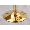 MAYEERTY Set of 2 Velvet Bar Chairs, Pure Gold Plated 360¡ã Rotation Adjustable Height, Dining Room Bar, Off-White - 4 of 4