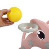 SEVOBAL Baby Activity Gyms 2-in-1 Toddler Slide with Basketball Hoop and Ball Freestanding Indoor Outdoor Play, Pink, 44.49"*14.17"*19.69" - 3 of 4