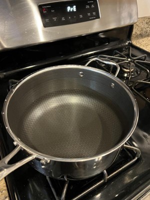 Announcing the HexClad 5 QT Saucepan. The perfect in-between size