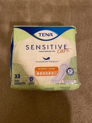 TENA Intimates Ultimate Absorbency Incontinence/Bladder Control Pad,  Regular Length, 99 Count (Packaging May Vary) Ultimate Long 33 Count (Pack  of 3)