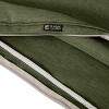 21" x 15" Montlake FadeSafe Water-Resistant Patio Lounge Back Cushion Cover Fern Green - Classic Accessories - 4 of 4
