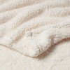 Faux Shearling Bed Blanket- Room Essentials - 3 of 3