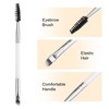 Unique Bargains Soft Double Heat Angled Eyebrow Brush Eyelash Extension Brush for Women Eye Makeup - 2 of 4