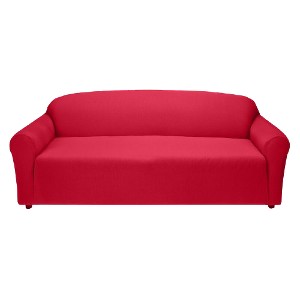 Red Jersey Sofa Slipcover - Madison Industries