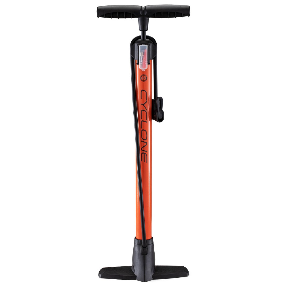 Photos - Accessories Schwinn Cyclone Tire Floor Pump - Orange 