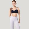 Anna-Kaci Active Women's Scoop Neck Sports Bra with Wide Straps and Seamless Design - 2 of 4