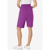 Woman Within Plus Size Elastic-Waist Knit Short - 3 of 4