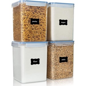 4 PCS Large Food Storage Containers 5.2L, BPA Free Airtigh - 1 of 4