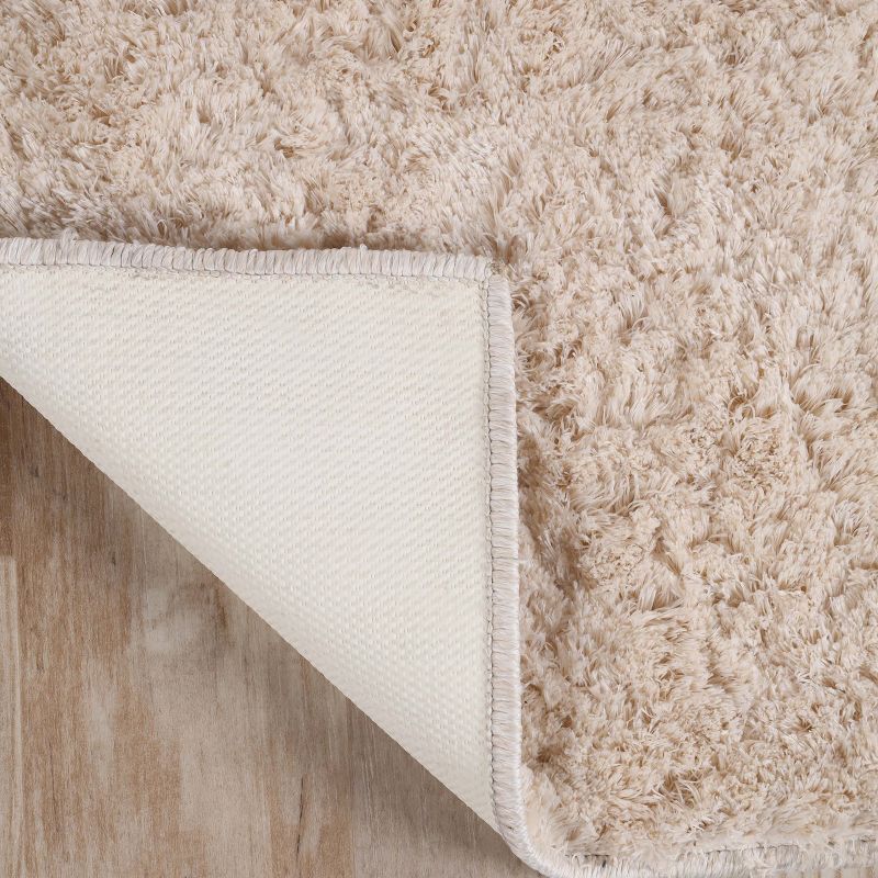 Plush Fuzzy Non-Skid Solid Ultra-Soft Shag Indoor Area Rug by Blue Nile Mills, 5 of 8