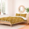 Deny Designs Full/Queen Iveta Abolina Starlight Dijon Duvet Cover and Pillow Sham Beige - 2 of 4