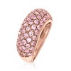 Ross-Simons 2.50 ct. t.w. Pave Pink Sapphire Ring in 14kt Rose Gold - 3 of 4