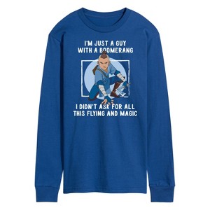 Men's - Avatar: The Last Airbender - Boomerang Guy Long Sleeve Graphic T-Shirt - 1 of 4