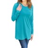 Women's Luxe Long Sleeve Top With Pockets - Basic Bae - 3 of 4