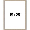 PosterPalooza | 19x25 Thin Barnwood Picture Frame, UV Acrylic, 2 Finishes - Grey and Black - 2 of 4