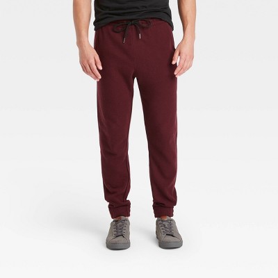 burgundy jogger