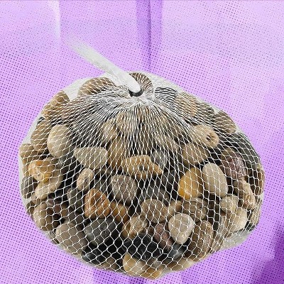 2 Pounds Multicolor Natural Polished Decorative River Rock Stones