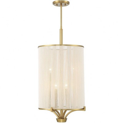 Savoy House Wynwood 4 - Light Chandelier in  Warm Brass