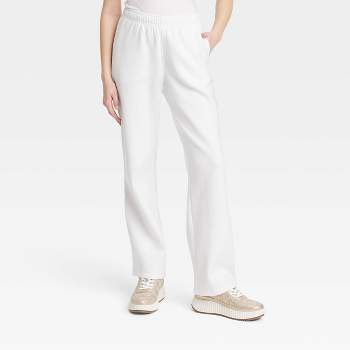 Women's Mid-rise Sweatpants - Universal Thread™ White 4x : Target