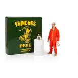 Mezco Toyz Breaking Bad Walter White In Orange Hazmat Suit Figure | Measures 6 Inches Tall