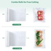 Vacuum Sealer Bags Rolls for Food 6 Pack 3 Rolls 11" x 20' and 3 Rolls 8" x 20' Commercial Grade with BPA-Free, Durable  Food Storage Bags - 3 of 4